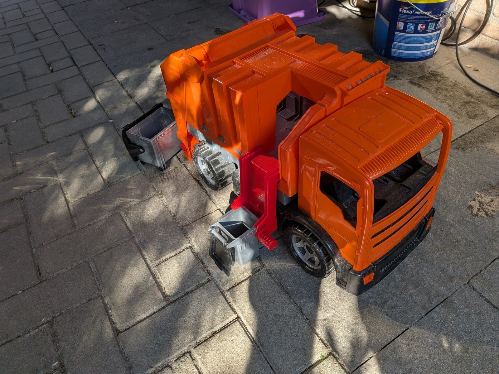 Lena vuilniswagen ca 60cm lang. Compleet. Als nieuw., Ophalen, Zo goed als nieuw