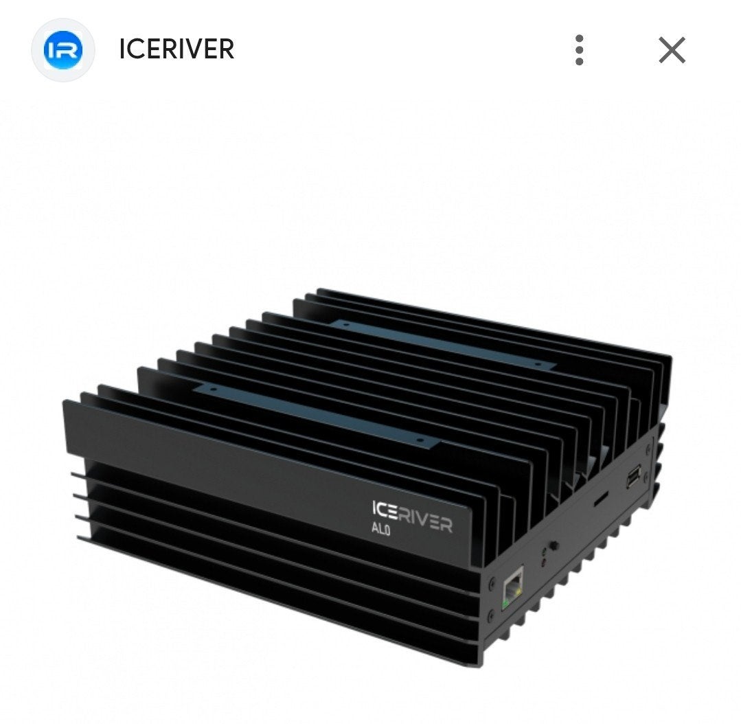 ICERIVER ALEO Crypto Miner - Nieuwstaat, Ophalen, Zo goed als nieuw