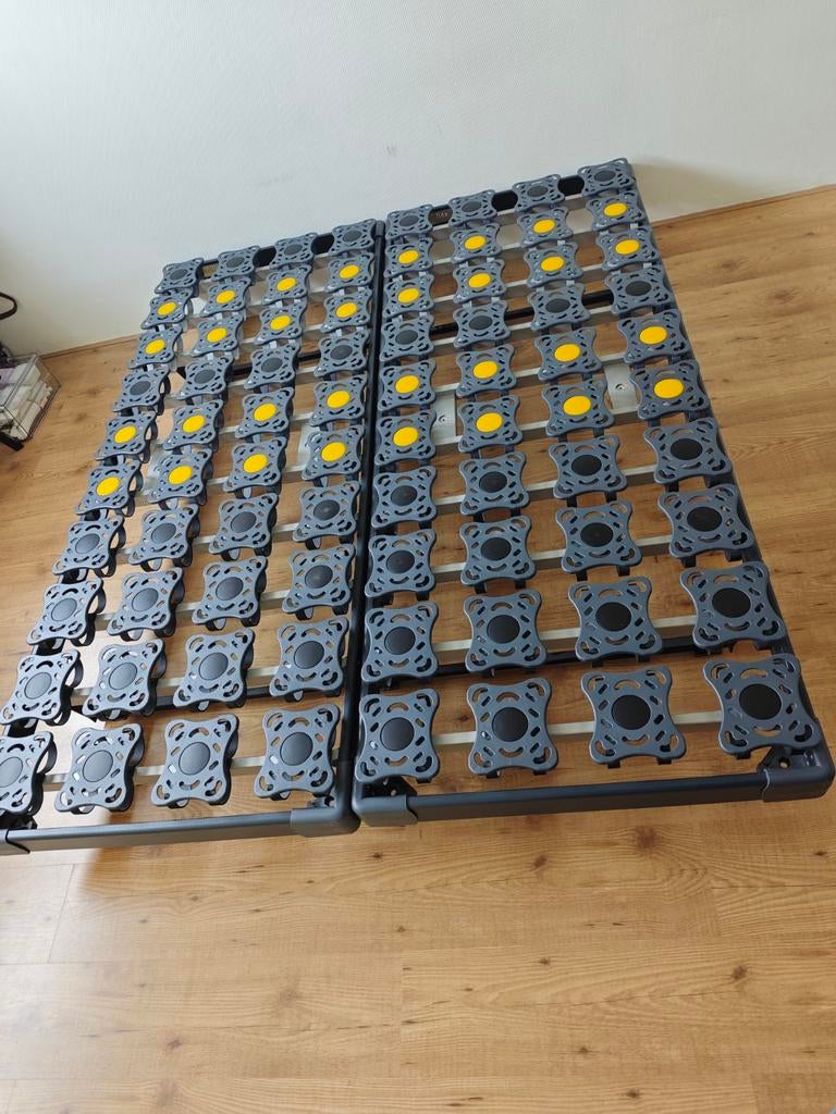 2x schotelbodem 80x200, Ophalen, Gebruikt, Tweepersoons, 80 cm
