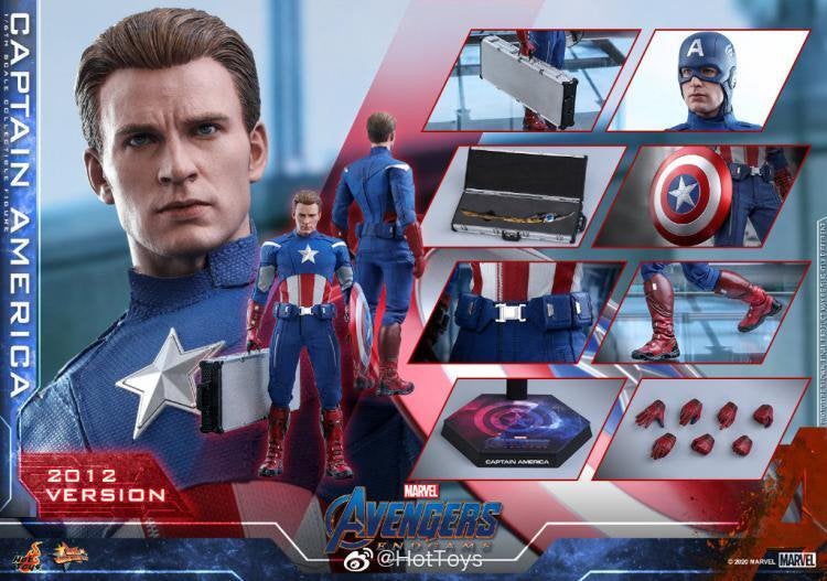 Hot toys Captain America 2012, Ophalen, Zo goed als nieuw, Actiefiguur of Pop