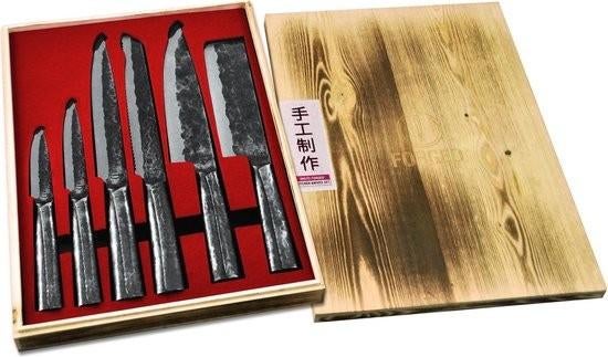 Brute forged Handgemaakte Japanse messen set - Nieuw, Ophalen of Verzenden, Nieuw