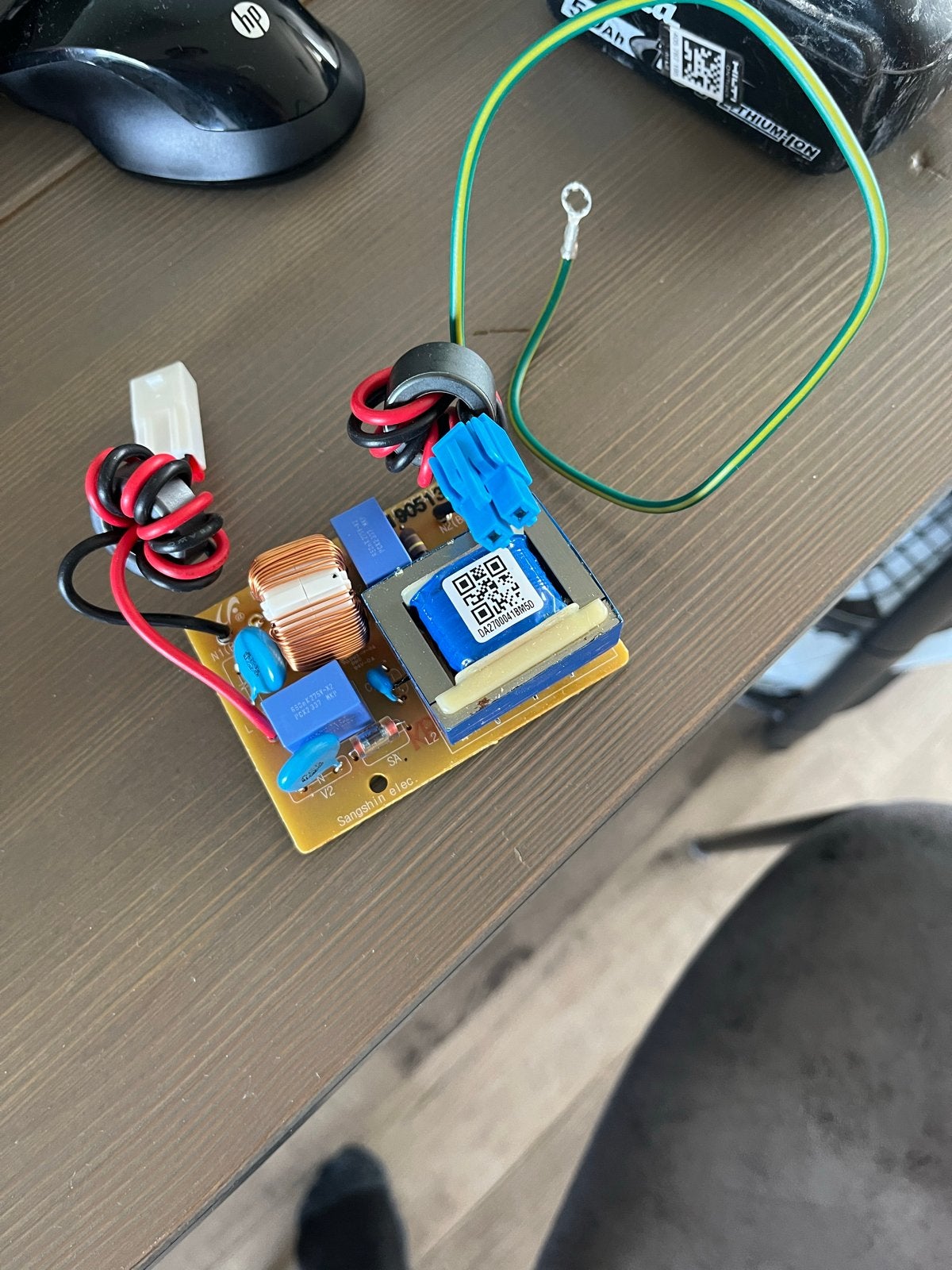 Elektronische printplaat met transformator en spoelen, Fix parts, Ophalen of Verzenden, Zo goed als nieuw, H