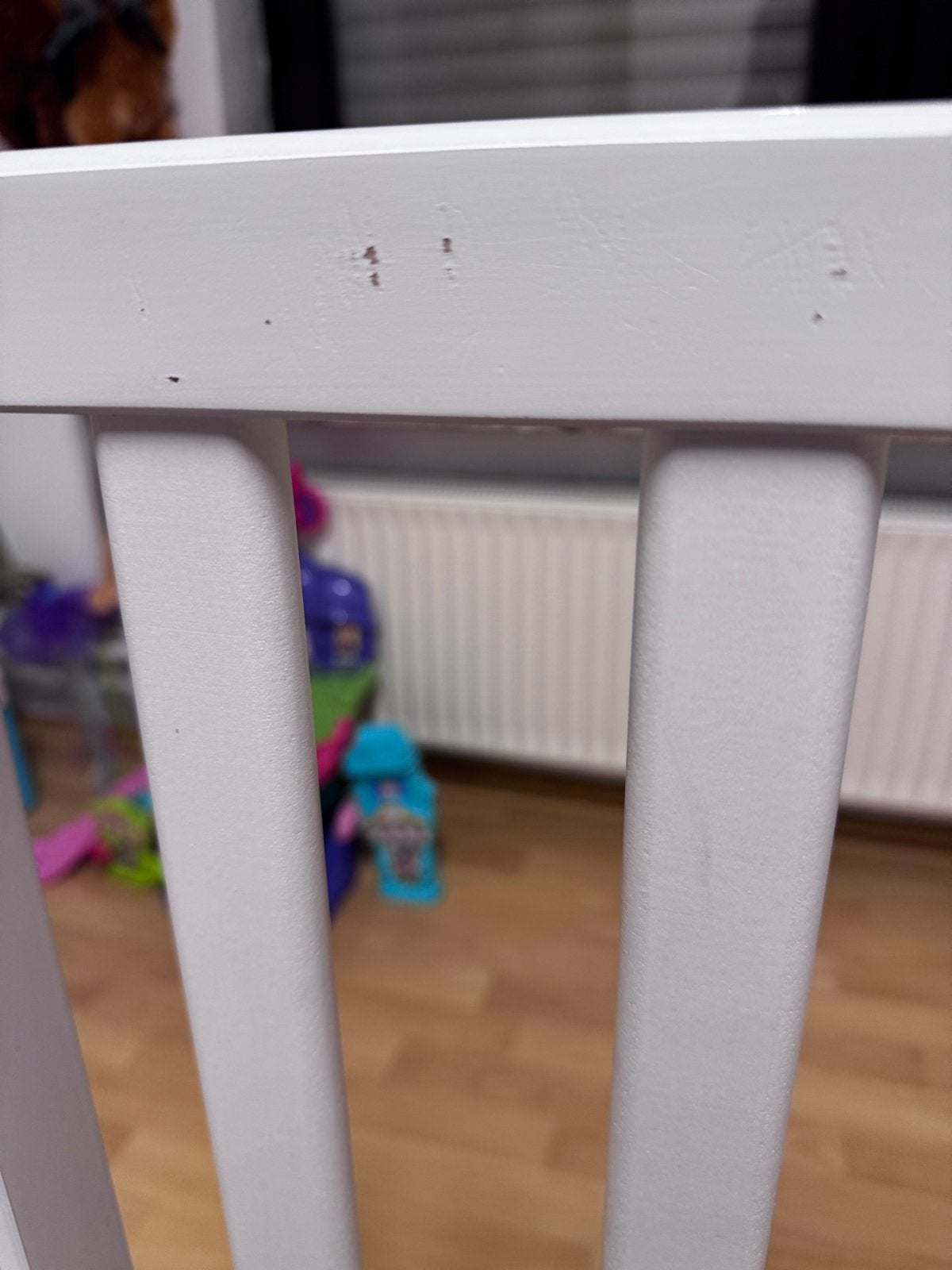 Wit ledikant voor baby's - Gebruikt, Ophalen of Verzenden, Gebruikt, Ledikant