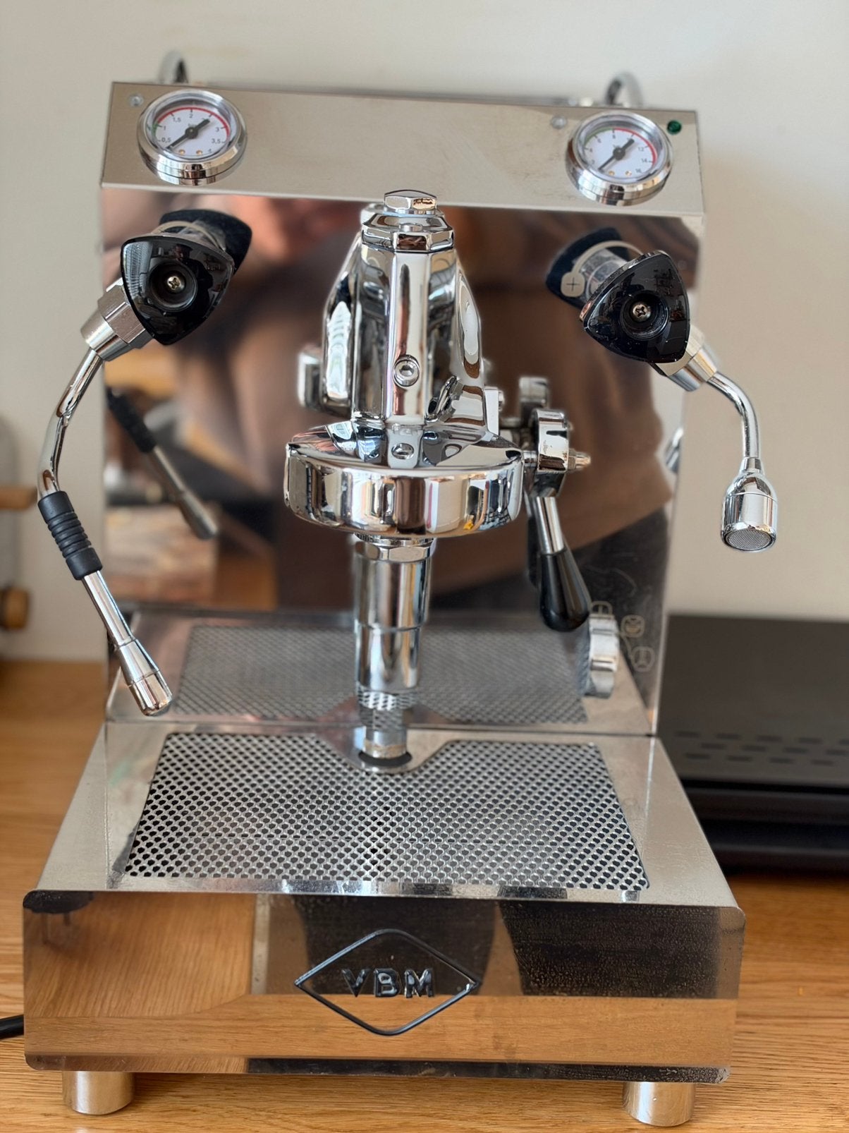 VBM Domobar Super HX - RVS - bj2023, 10 kopjes of meer, Ophalen, Gebruikt, Koffiemachine