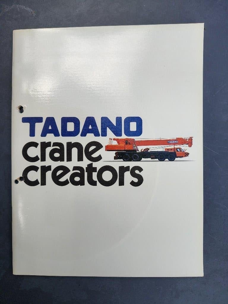Tadano Crane Creators – originele brochure uit 1972, Ophalen of Verzenden, Zo goed als nieuw, Overige merken