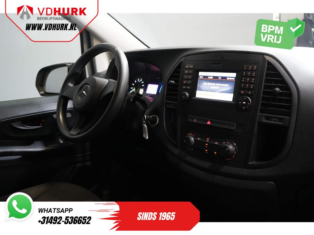 Mercedes-Benz eVito DEMO BPM VRIJ! 19"/ HG Zwart Pakket/ Spo, Stof, 41 kWh, 120 km, Wit