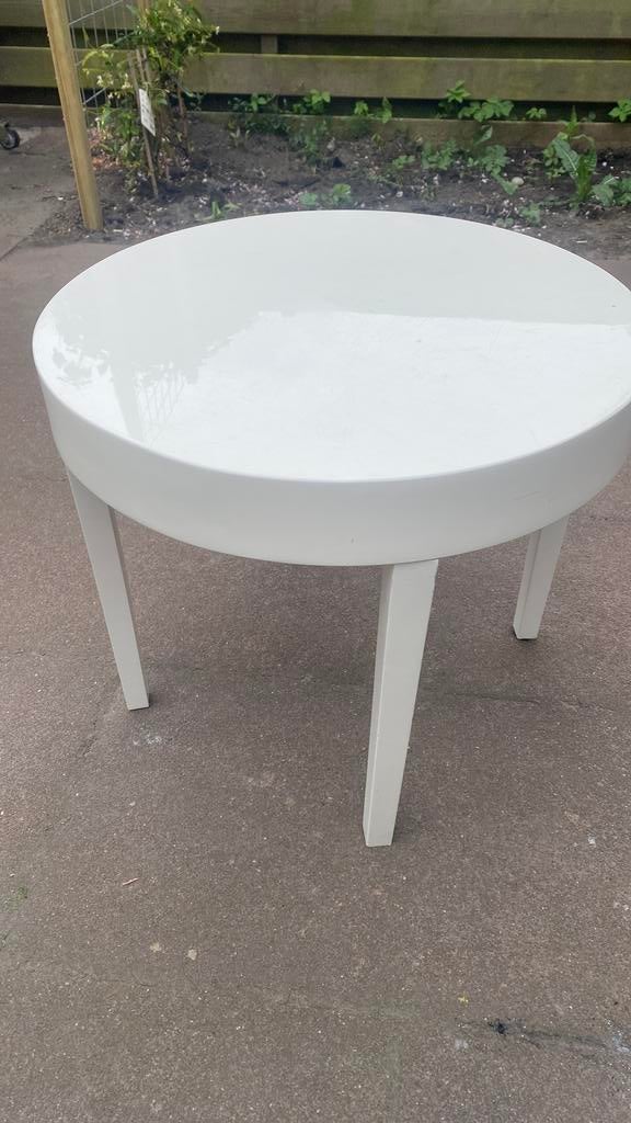 bijzettafel, 45 tot 60 cm, Minder dan 55 cm, Rond, Ophalen of Verzenden