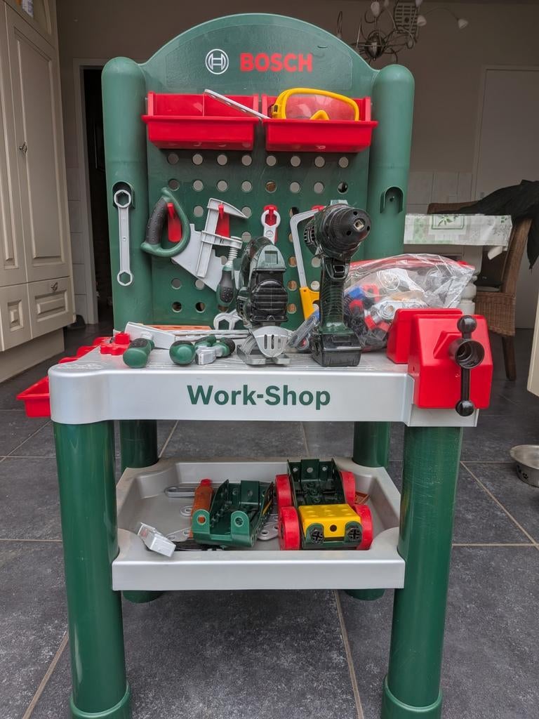 Bosch kinderwerk bank, Ophalen of Verzenden, Zo goed als nieuw