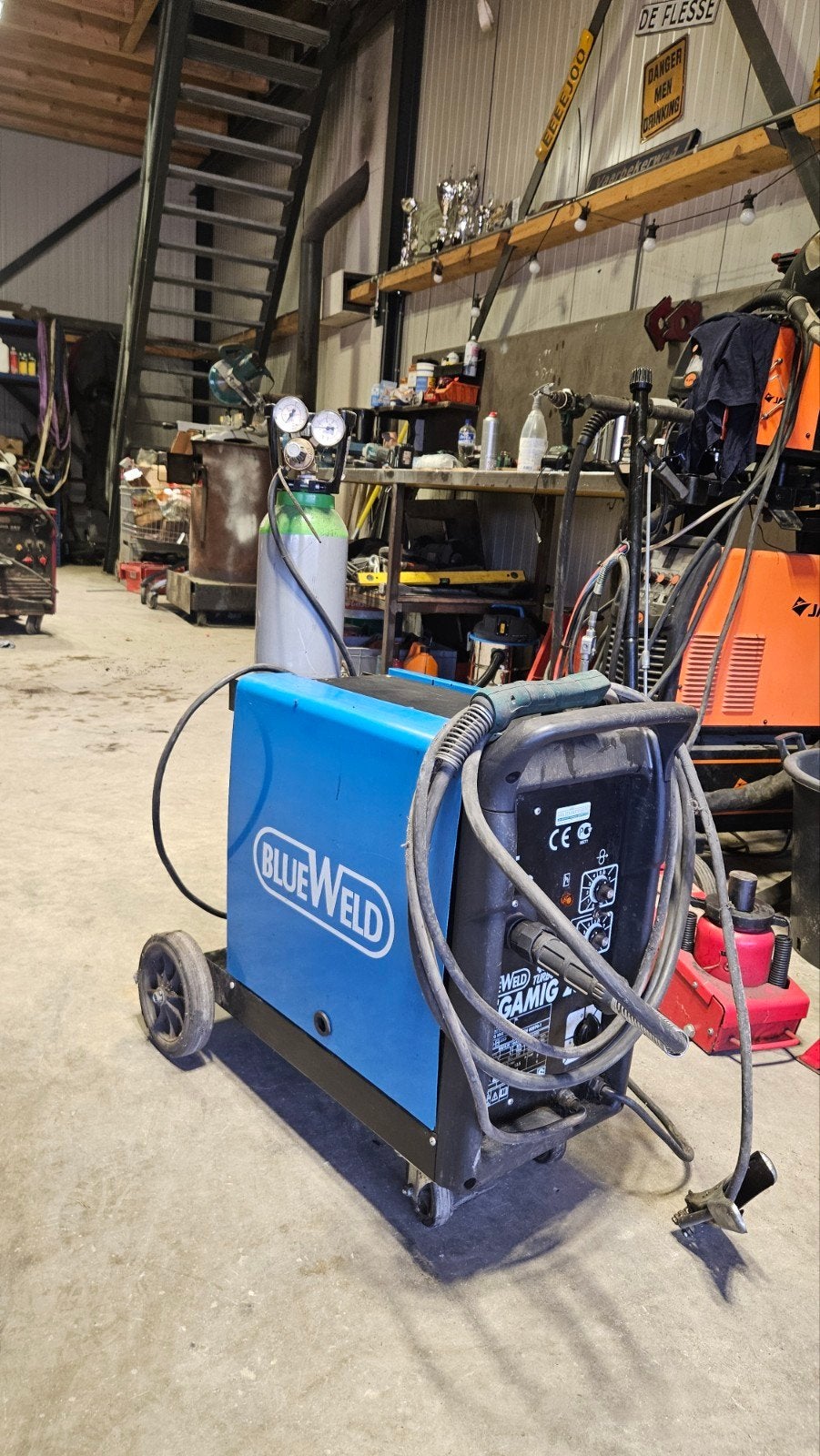 BlueWeld Vegamig 203/2 Turbo MIG/MAG Lasapparaat, Ophalen of Verzenden, Gebruikt, 150 tot 250 ampère, Co2