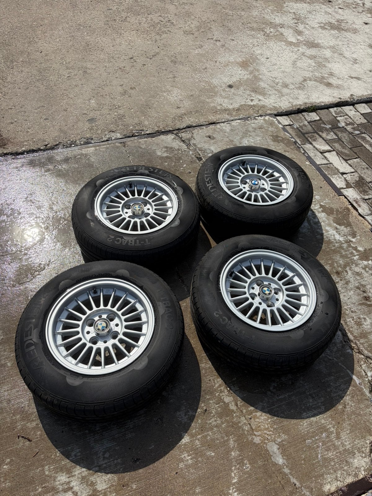 Nette velgenset met banden bmw, Auto-onderdelen, Banden en Velgen, Ophalen, 13 inch, Zomerbanden, Band(en)