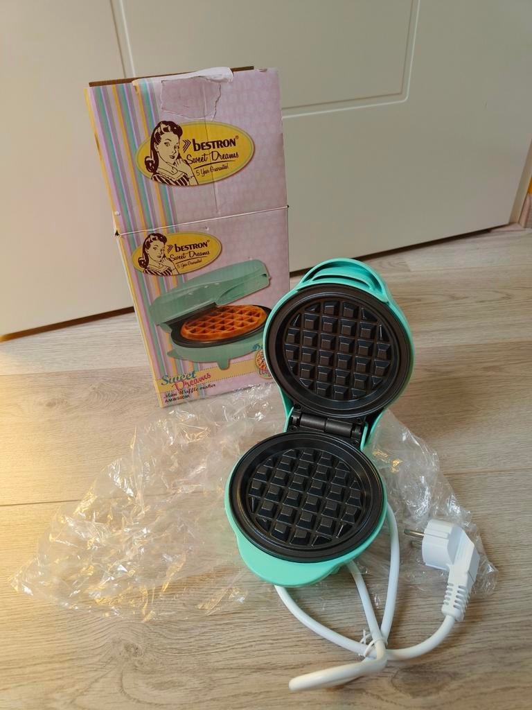 Mini wafelijzer bestron, Ophalen of Verzenden, Zo goed als nieuw