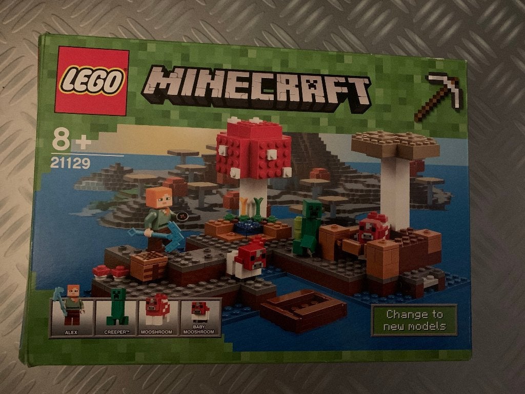 LEGO Minecraft 21129 Paddenstoeleiland, Minecraft, Lego, Ophalen of Verzenden, Complete set