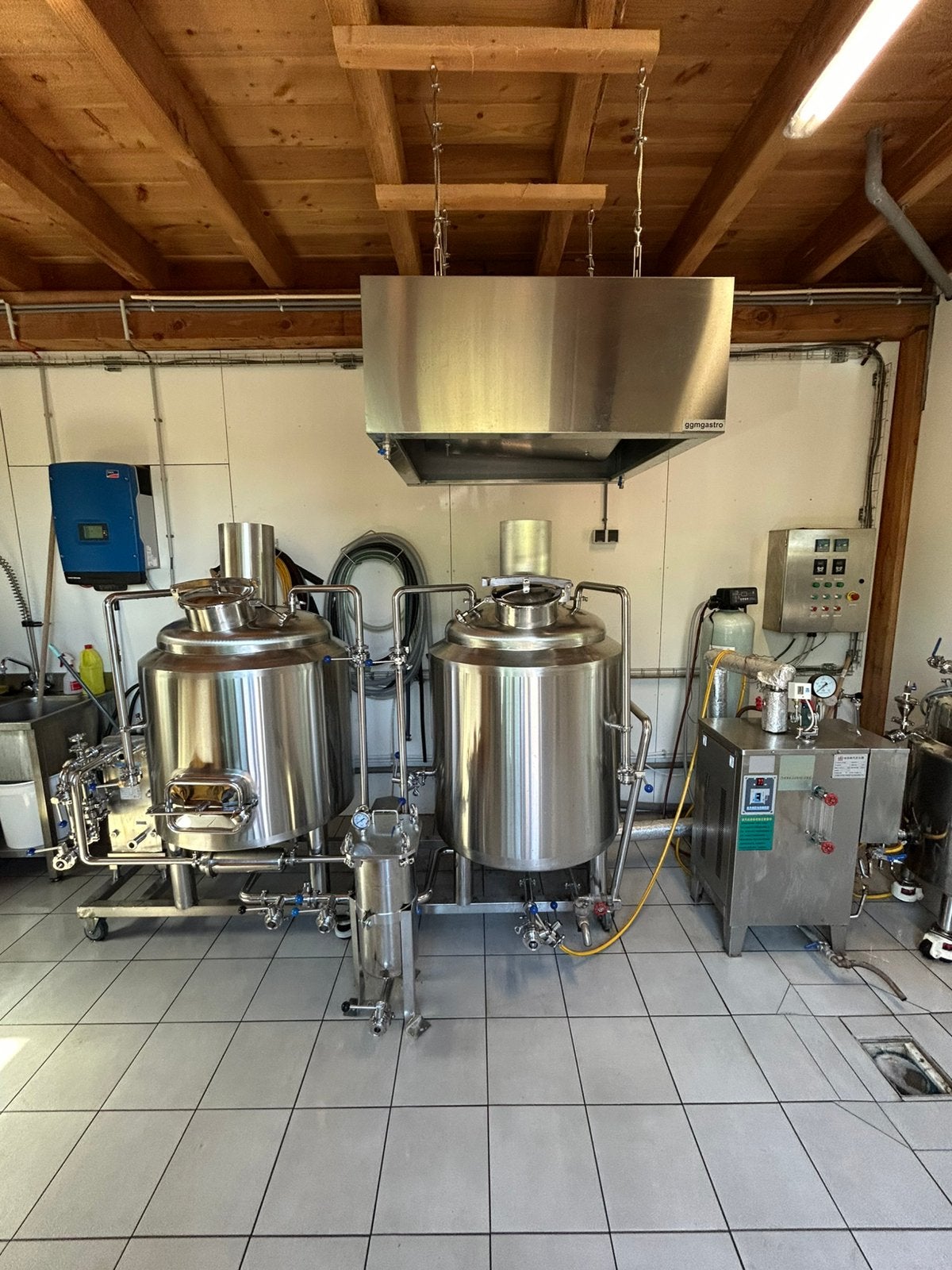 Brouwinstallatie 230L incl Etiketteermachine, Ophalen