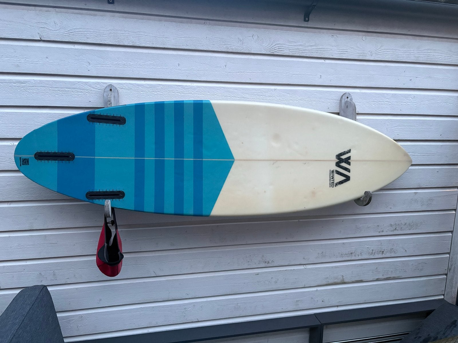 Shortboard zonder vinnen - WM Surfboard, Watersport en Boten, Golfsurfen, Ophalen, Gebruikt, Shortboard