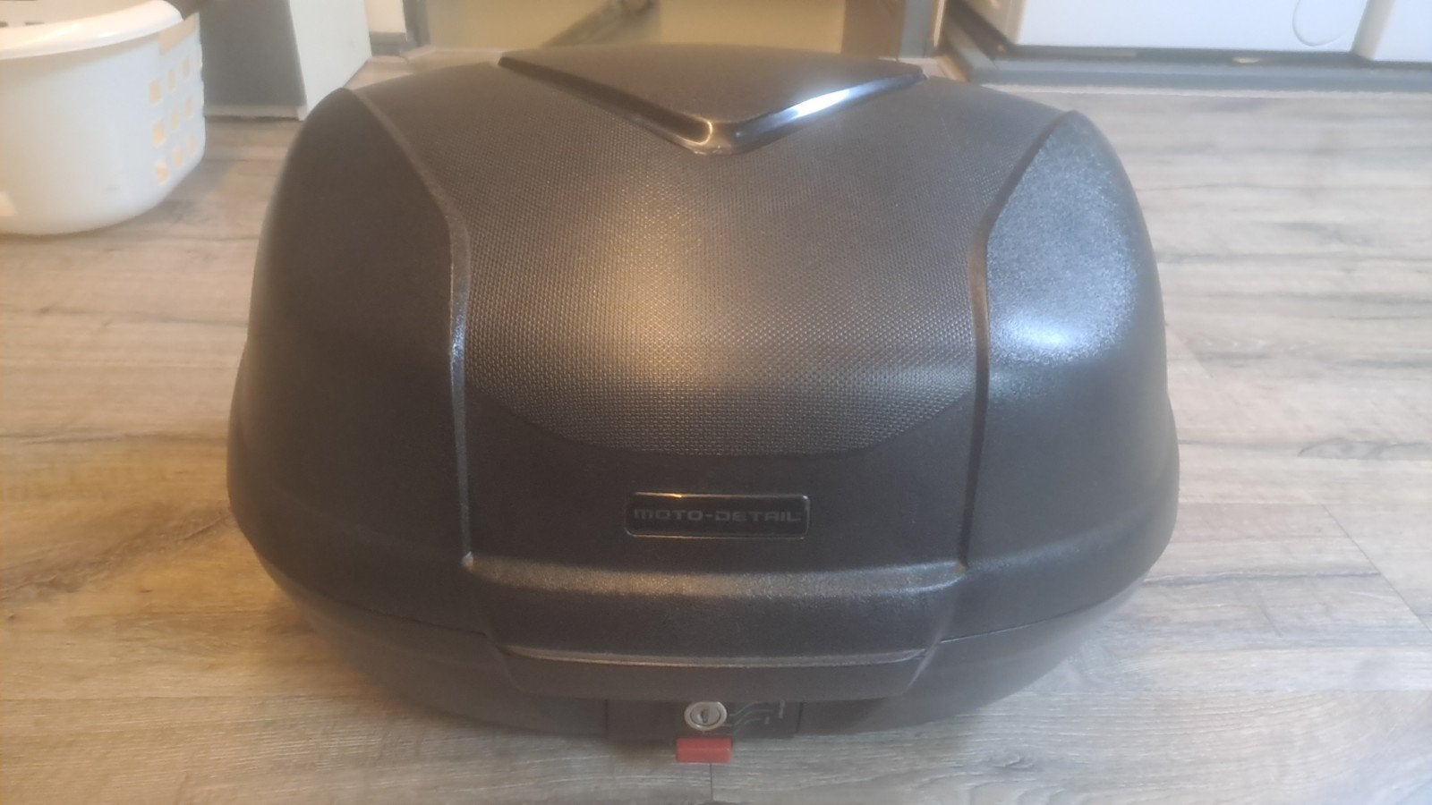 Moto-Detail Topkoffer met Universele Bevestigingsplaat, Ophalen, Gebruikt