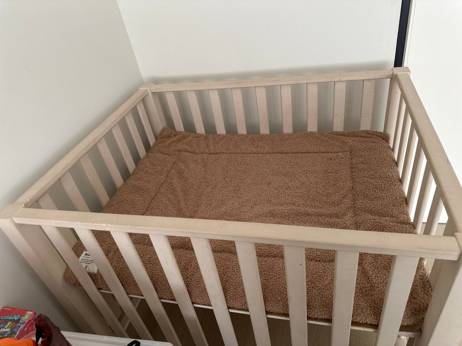 Houten box met boxkleed, Ophalen, Gebruikt, Boxkleed, Vierkant