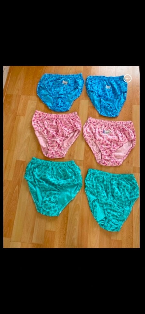 6 dames onderbroeken /groen, roze en blauw maat XL : Nieuw, Ophalen of Verzenden, Overige kleuren, Slip