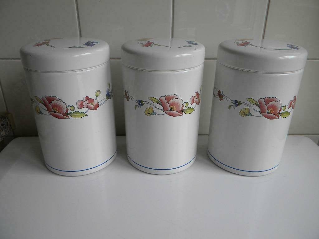 Brabantia blik, brabantia bus, mooie set van drie, Ophalen of Verzenden, Gebruikt, Koek(jes)