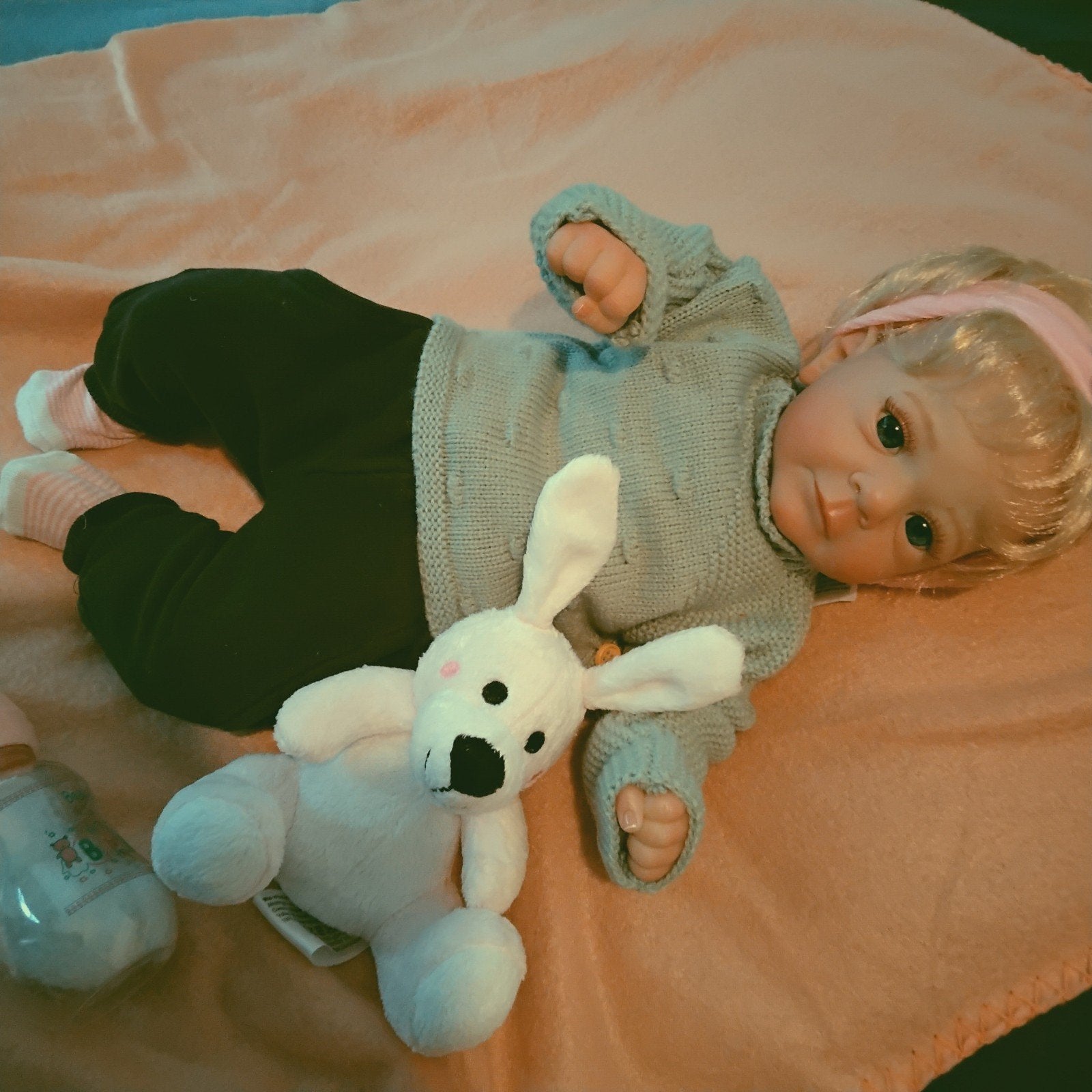 Reborn, Ophalen of Verzenden, Zo goed als nieuw, Babypop, Levensecht of Reborn