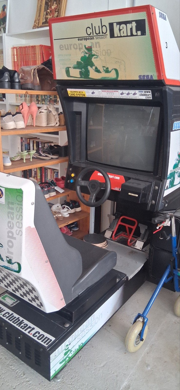 Sega Club Kart Arcade Kast - European Session, Gebruikt, 1 speler, Racen en Vliegen, Ophalen of Verzenden