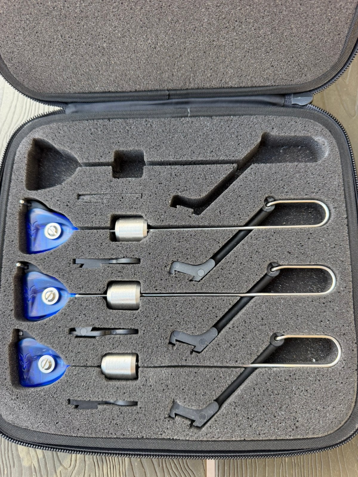 Fox MK2 Swingers 3 stuks blauw + originele case, Watersport en Boten, Ophalen, Zo goed als nieuw, Overige typen