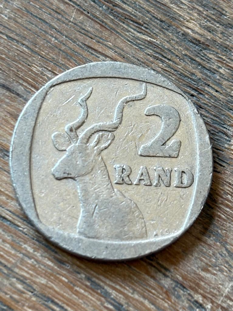 2 Rand 1989 Zuid Afrika, Ophalen of Verzenden, Zuid-Afrika, Losse munt