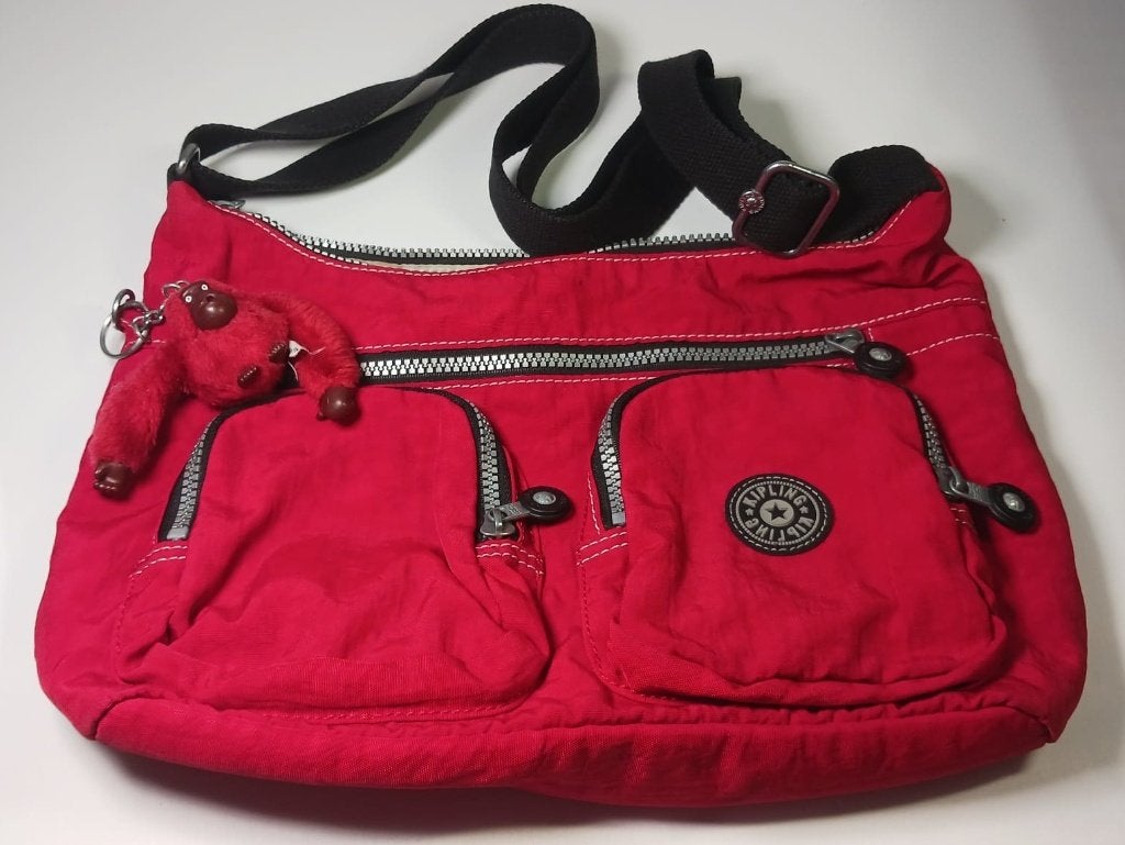 Kipling tas Rood Crossbody/schouder, Ophalen of Verzenden, Zo goed als nieuw, Rood, Schoudertasje