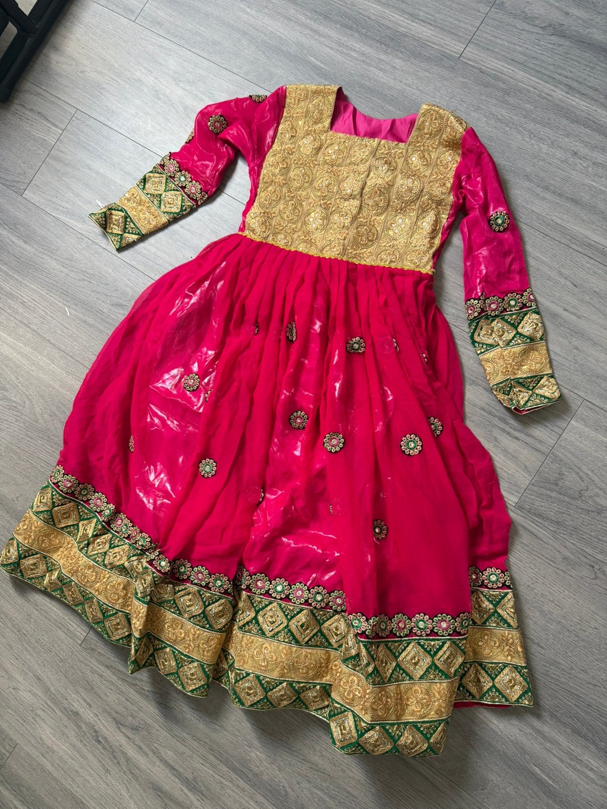 Afghaanse jurk, Kleding | Dames, Ophalen, Zo goed als nieuw, Onder de knie