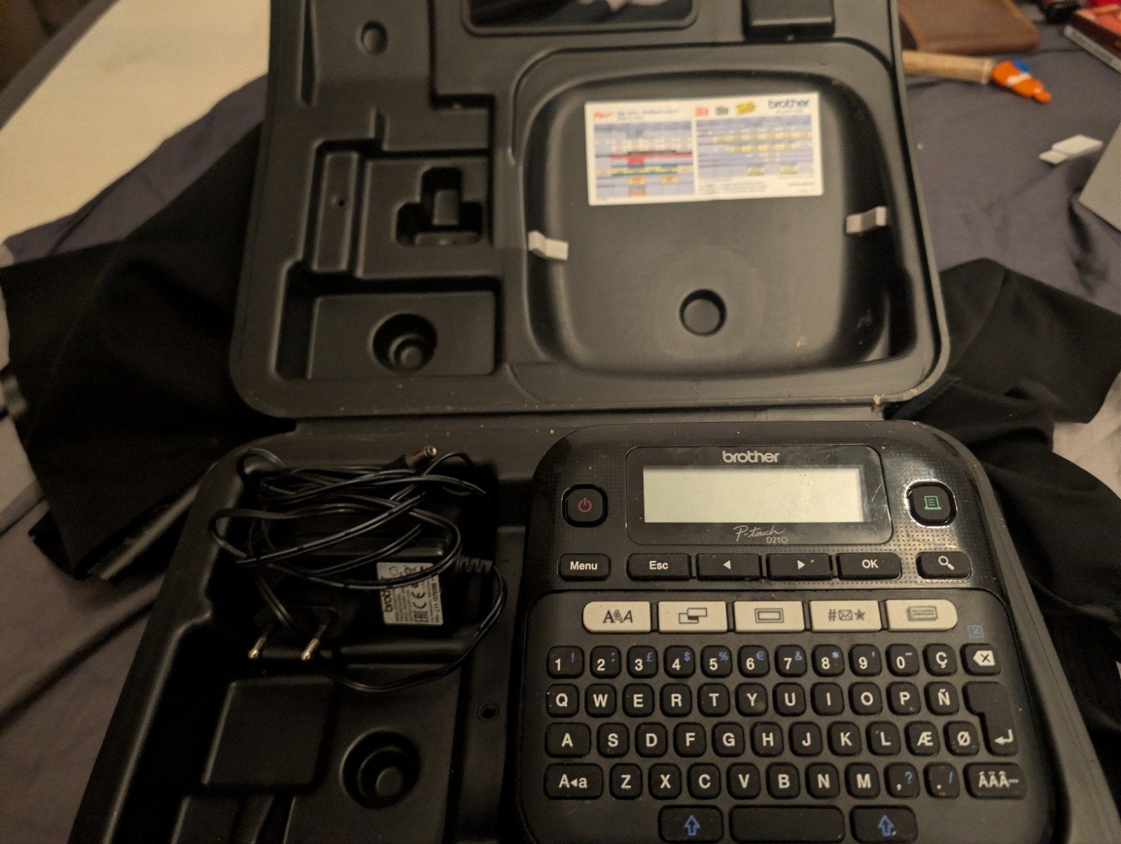 Professionele Brother P-touch PT-D210 labelprinter, Computers en Software, Gebruikt, Qwerty, Ophalen of Verzenden, Brother
