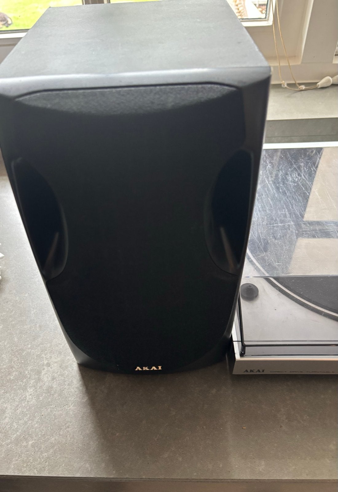 Akai Platenspeler AP-A2 met 2 Akai boxen, Audio, Tv en Foto, Platenspelers, Ophalen, Gebruikt, Platenspeler, Akai