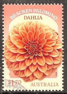 654 Australië 2026 Dahlias, Verzenden, Gestempeld