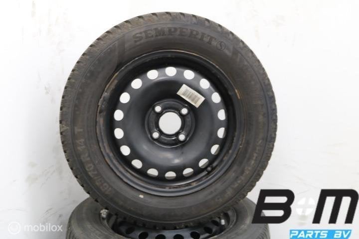 Org 14 inch velgen + winterbanden VW Up! 1S0601027G, Gebruikt, Velg(en)