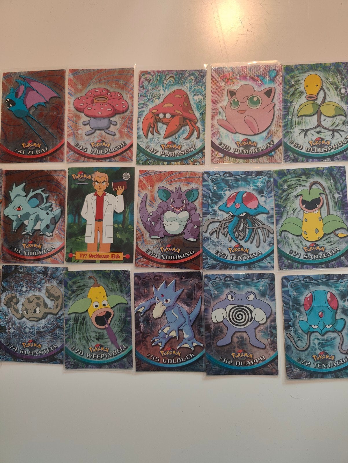 Topps Holo Pokemon Kaarten - Vintage Collectie, Hobby en Vrije tijd, Verzamelkaartspellen | Pokémon, Ophalen of Verzenden, Gebruikt