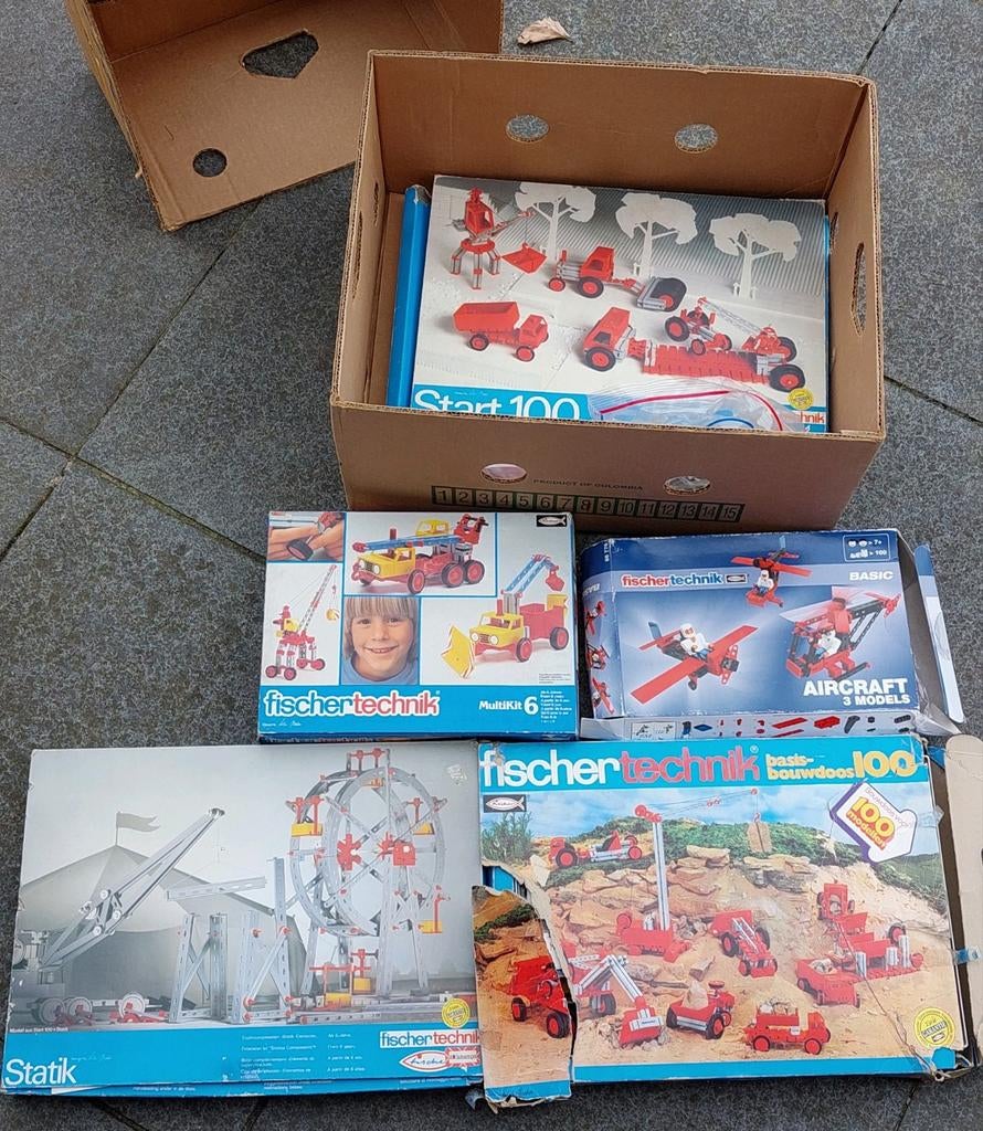 Fisher technik bananendoos vol, Ophalen of Verzenden
