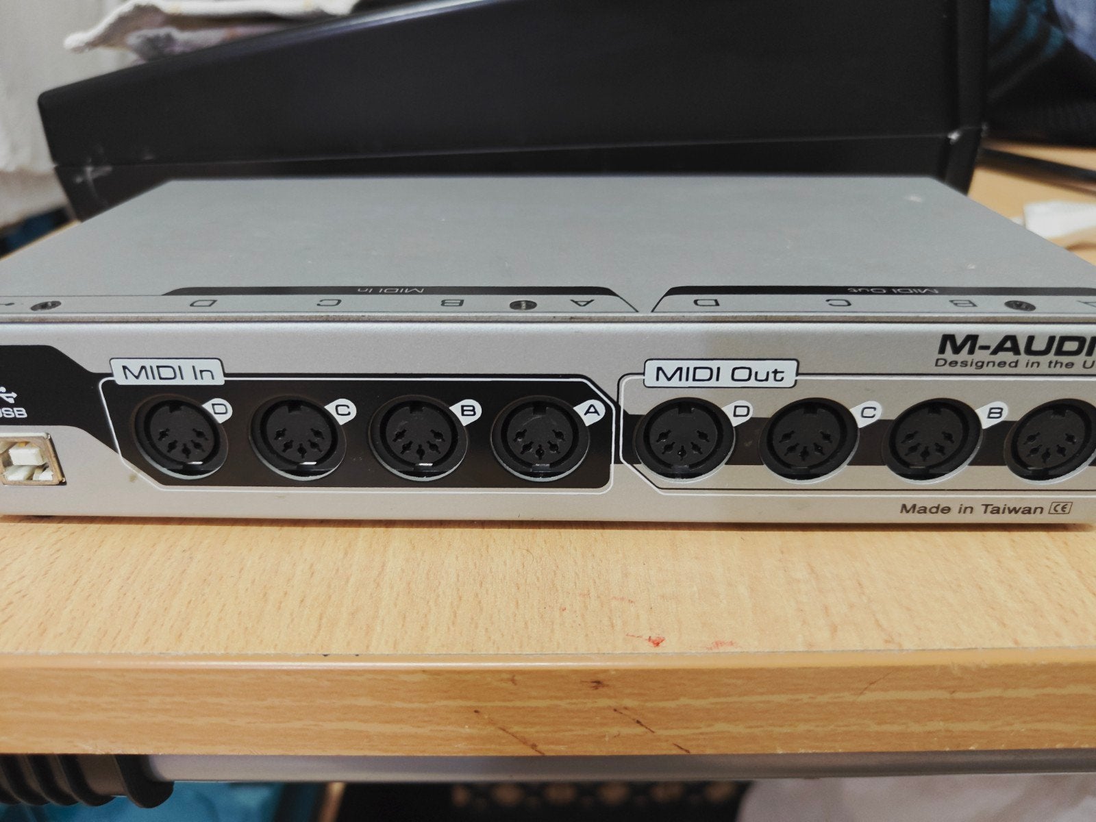 M-Audio MIDI sport 4x4, Ophalen of Verzenden, Gebruikt