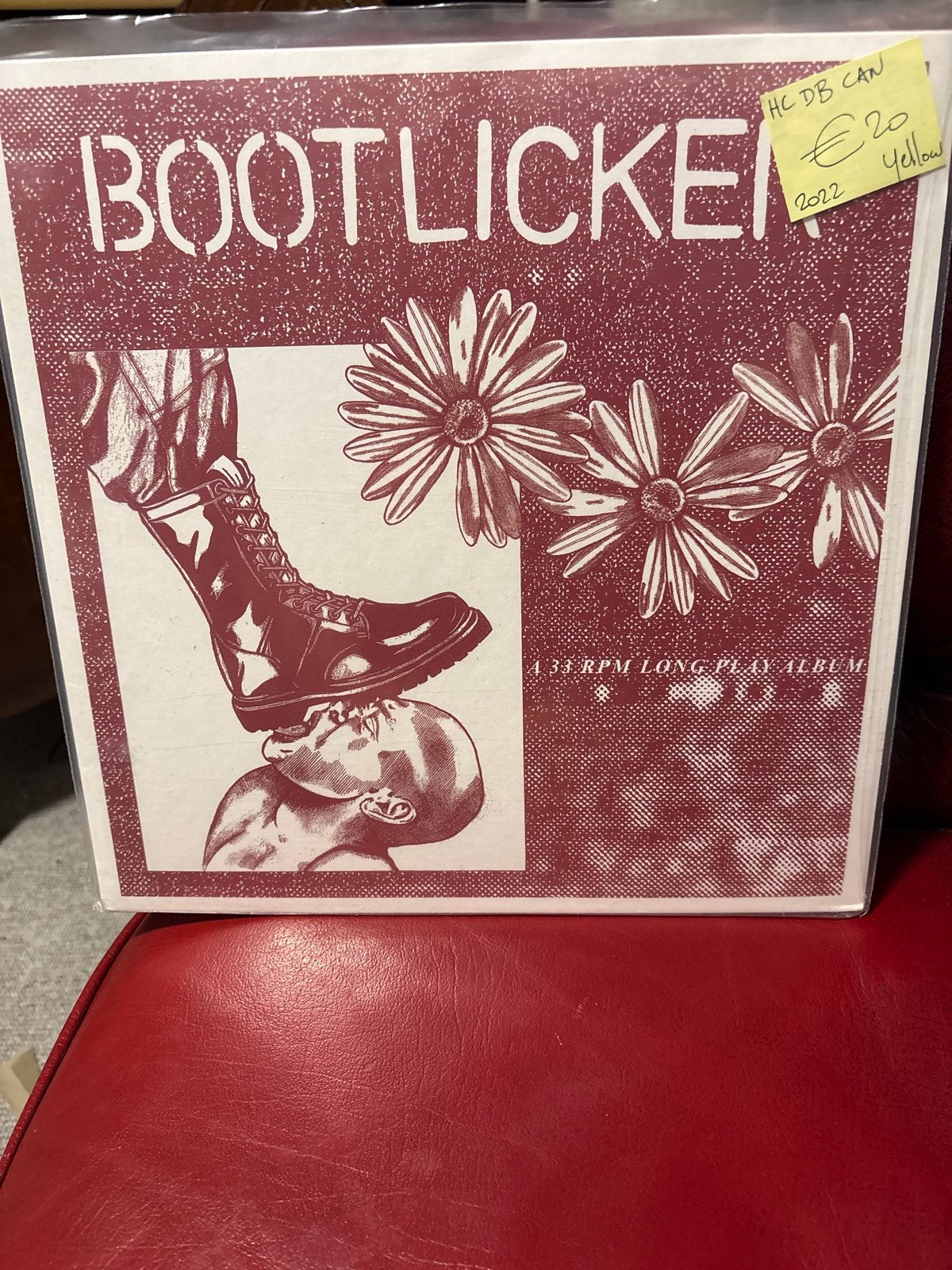 Bootlicker - Forever Playing The Game? LP (Geel Vinyl), Beschermende buitenhoes, Verzenden, Zo goed als nieuw, 12 inch