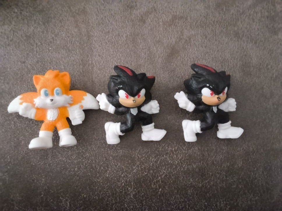 Sonic Figuurtjes: Tails en Shadow the Hedgehog, Verzamelen, Poppetjes en Figuurtjes, Ophalen of Verzenden, Gebruikt