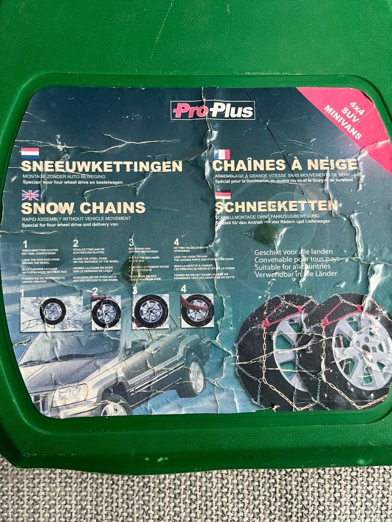 Sneeuwkettingen, Auto diversen, Sneeuwkettingen, Ophalen, Gebruikt