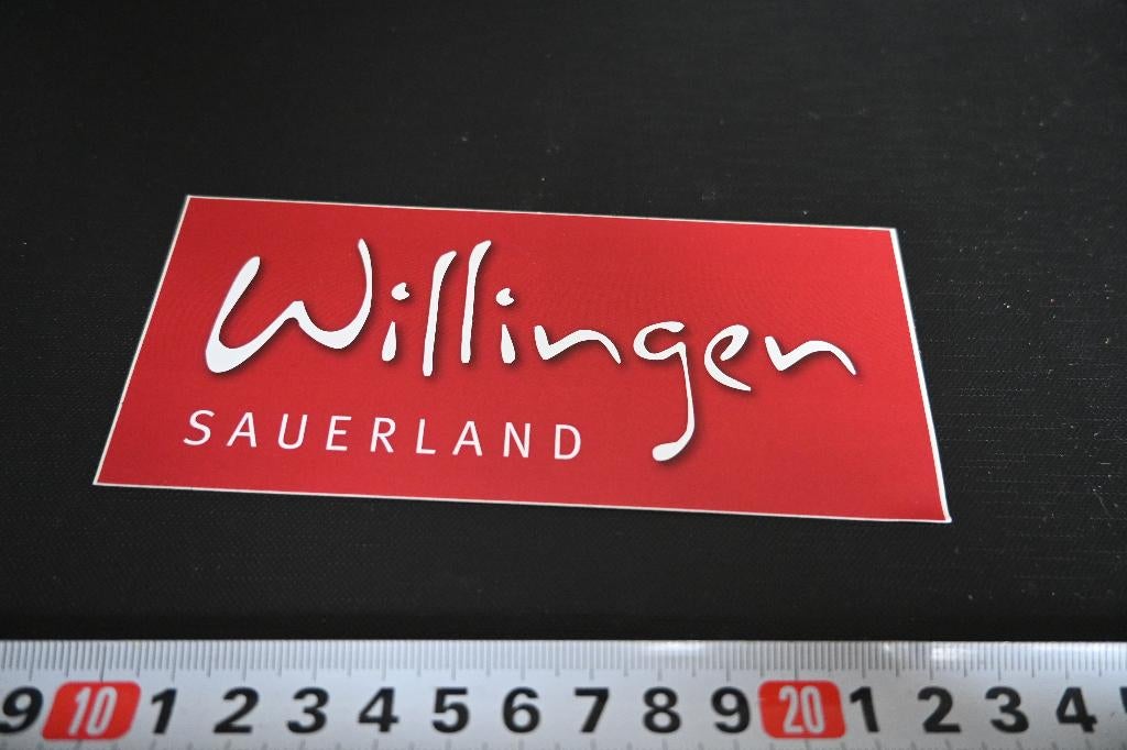 sticker Duitsland Willingen Sauerland, Verzamelen, Stickers, Zo goed als nieuw, Ophalen