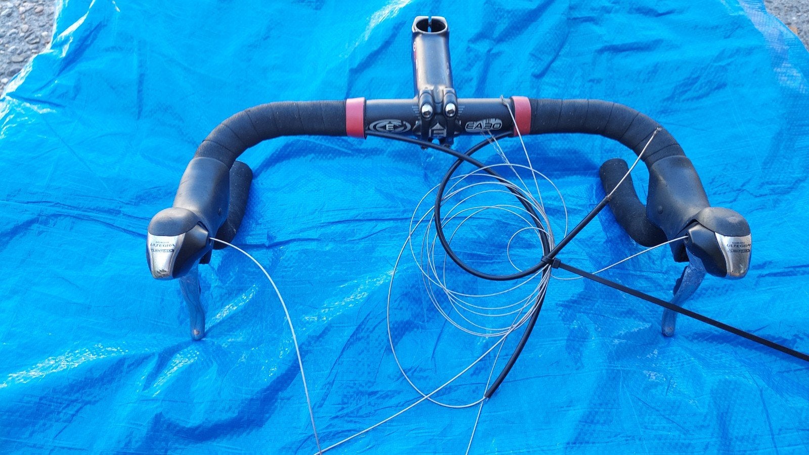 racefiets STUUR+STUURPEN+ULTEGRA SHIFTERS, Ophalen, Racefiets, Stuur