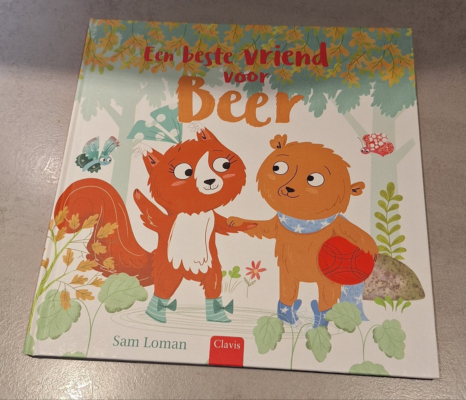 Een beste Vriend voor Beer - Sam Loman - Kinderboek, Ophalen of Verzenden, Zo goed als nieuw, Sam Loman, 2 tot 3 jaar