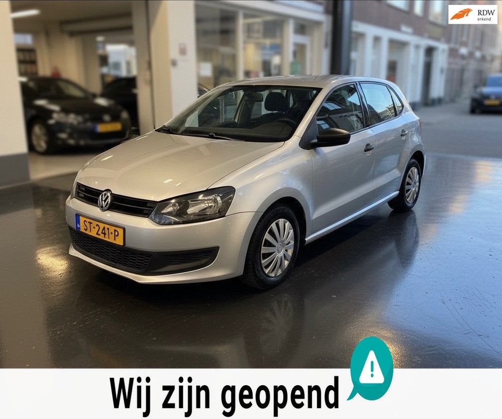 Volkswagen Polo 1.2 Easyline-AIRCO-ELEK RAMEN-NETTE AUTO, Auto's, Voorwielaandrijving, Euro 5, 967 kg, 60 pk