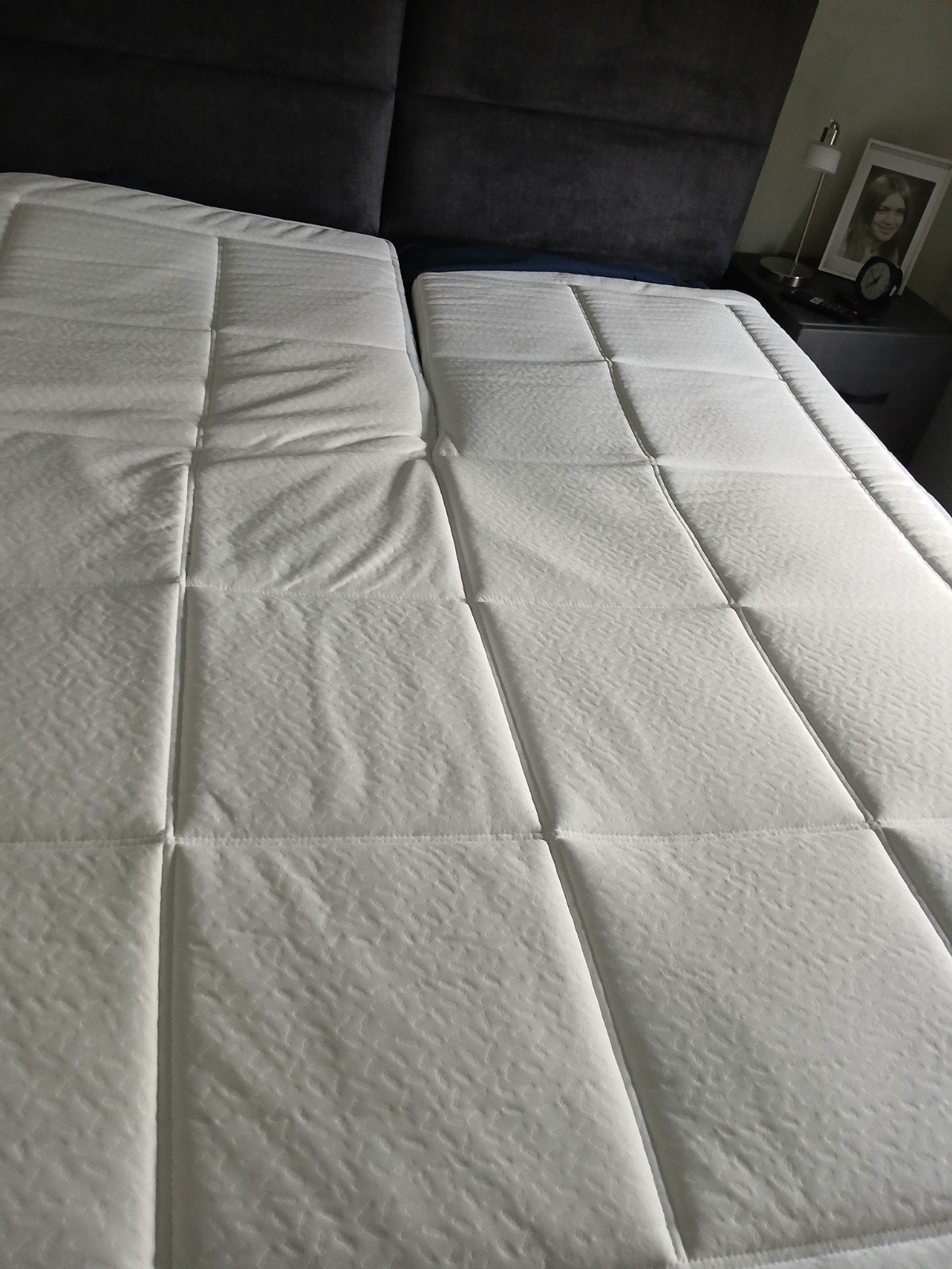splittopper nieuw wit 160-2.00m verkeerd besteld, Ophalen, Wit, Katoen, Nieuw