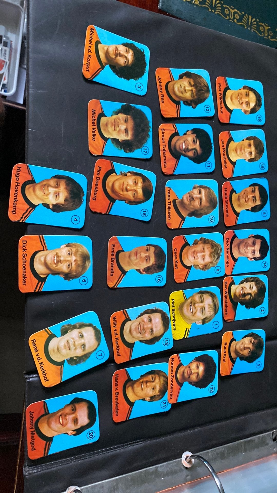 Nederland ek 80 complete set panini centra, Ophalen of Verzenden, Zo goed als nieuw, Buitenlandse clubs, Poster, Plaatje of Sticker