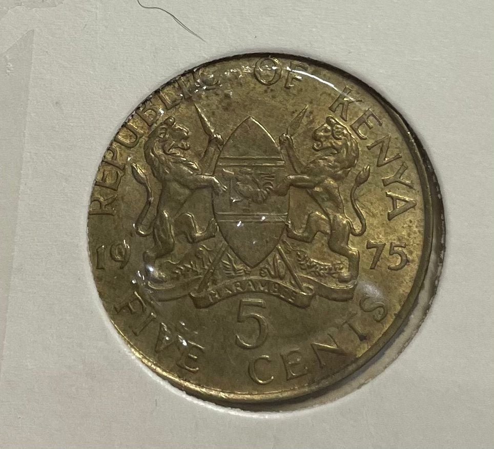 5 cent Kenia 1975, Ophalen of Verzenden, Overige landen