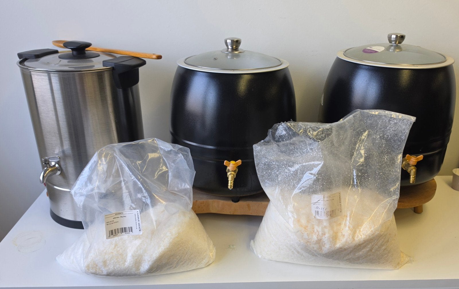 smelt pannen warmhoud pannen, Ophalen, Gebruikt