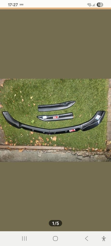 Bumperlip en sideskirr Mercedes-Benz C-Klasse, Ophalen, Voor, Mercedes-Benz, Nieuw
