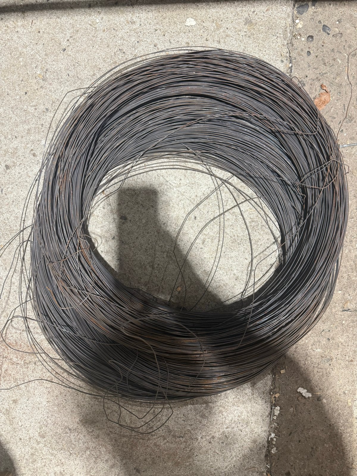 IJzerdraad rol/vlecht draad 40 meter, Ophalen, Gebruikt, Overige merken, Kabel of Snoer