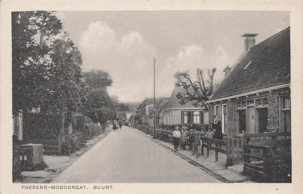 702-344-053 Paesens-Moddergat Buurt, Verzenden, Voor 1920, Friesland