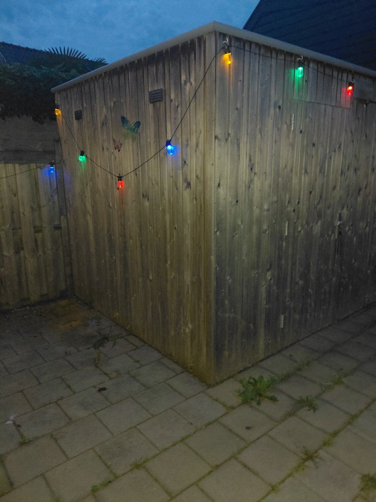 10 meter lichtsnoer met gekleurde lampjes, Ophalen